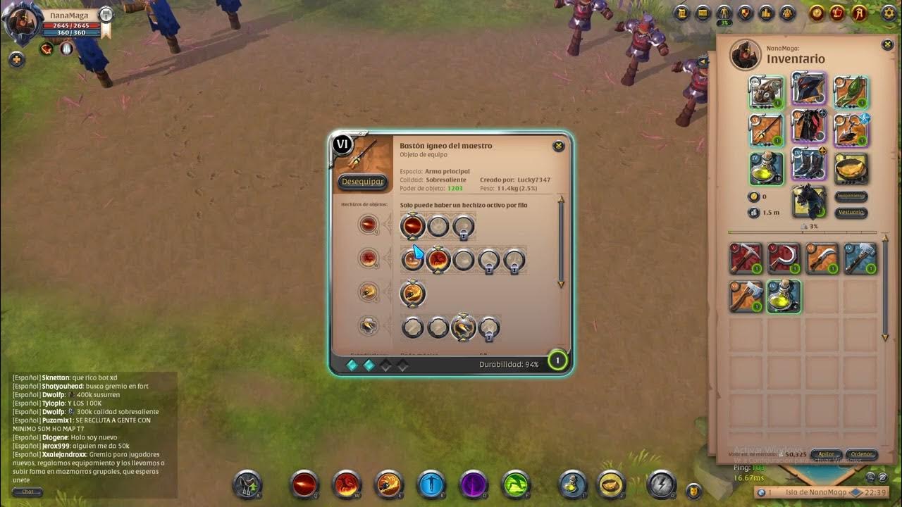 Albión Online Build PvP Baston Igneo YouTube