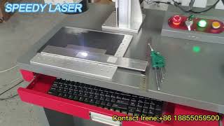 EZCAD3 2.5D JPT 50W Laser Emboss Marking Machine for Aluminum Plate