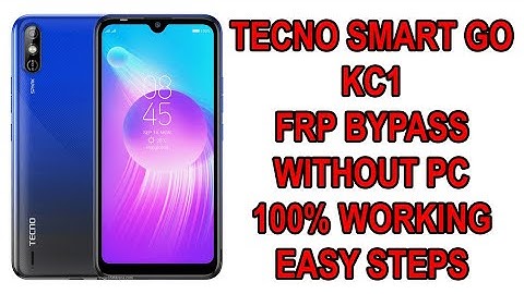 Tecno spark go KC1 android 9.0 pie frp google lock bypass without PC