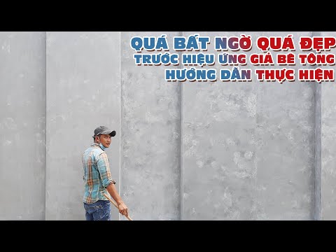 Video: Làm thế nào để bạn làm giả đá với bê tông?