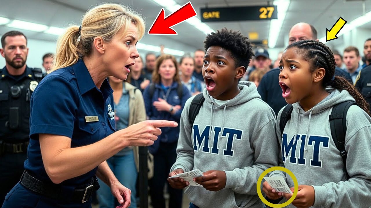 Black Twins Humiliated at Airport Gate—One Call to Their CEO Dad Changes Everything.