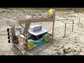 Tractor for the fastest way to make a fence | Latest Technology