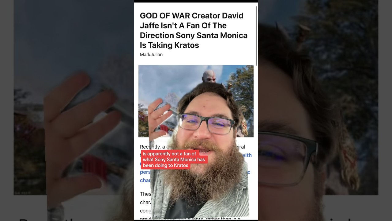 God of War creator not happy with Kratos