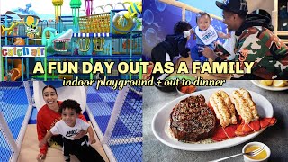 A Fun Day Out As A Family!  Indoor Playground and Going Out To Dinner