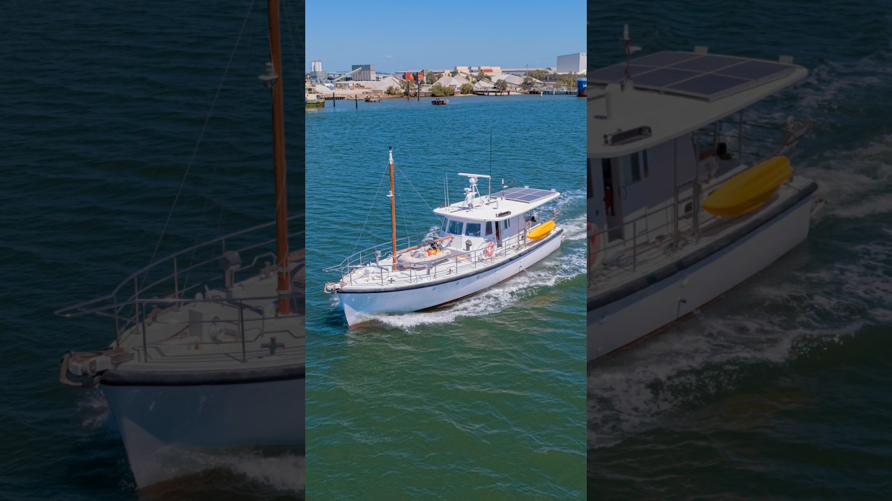Buragin, 55ft Norman Aright ex pilot boat, is relaunched