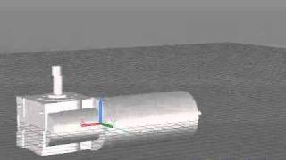 Образец простой 3D модели в AutoCAD Образец простой 3D модели в AutoCAD