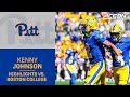 Pitt WR Kenny Johnson breaks career-high numbers in first half