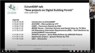 EUnet4DBP talk - New projects on Digital Building Permit