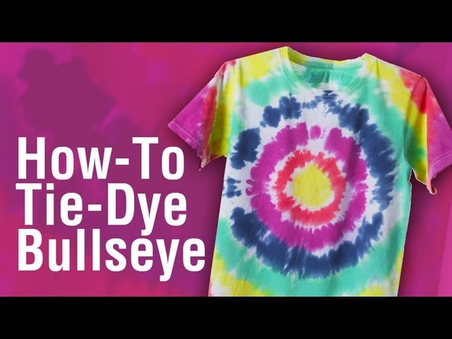 Bullseye Tie-Dye Technique 🌈 in 2023