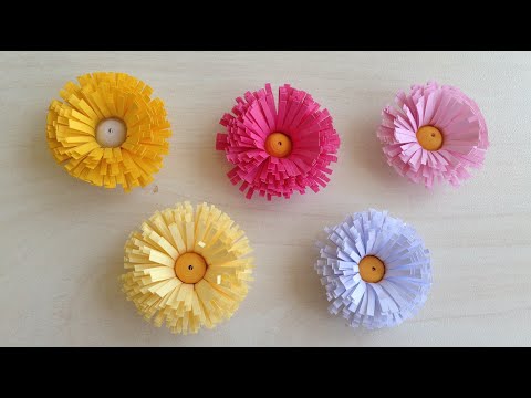 quilling daisy paper