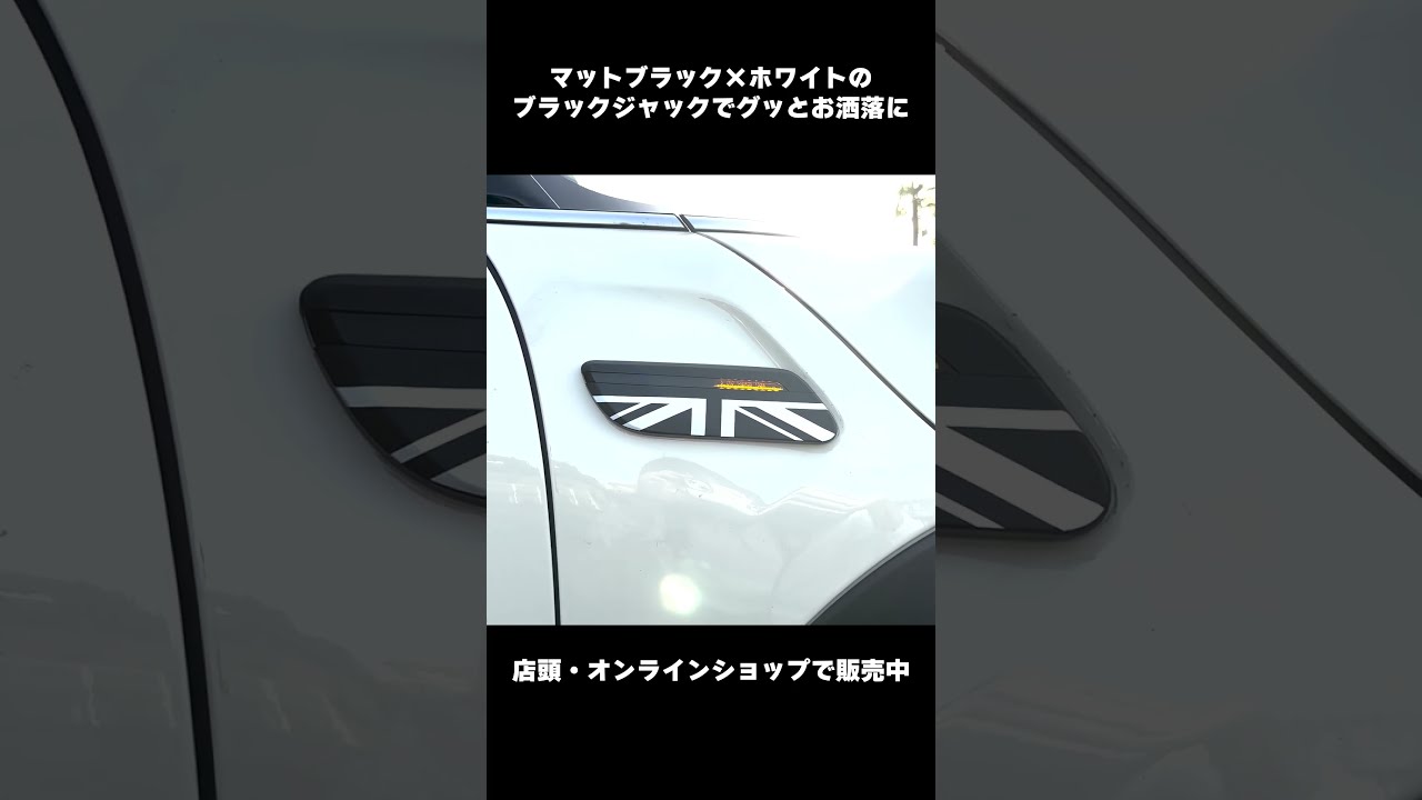 MINI 流れるサイドウィンカー【ブラックジャック】 (サイドフラッシャー） 93d72935b8808a27e0e60bf33aee5a