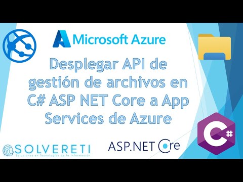 Desplegar API de C# ASP NET Core a App Services de Azure