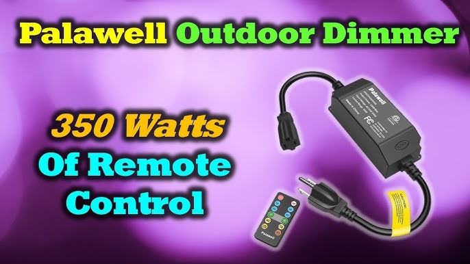 Dewenwils Outdoor Wireless Remote Control Outlet Kit, Waterproof