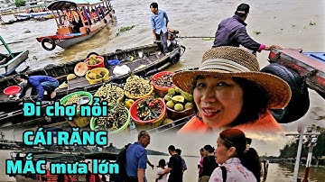 Đi chợ nổi CÁI RĂNG ở Cần Thơ, mua đặc sản nổi tiếng miền tây