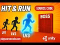 Make a Level-Up Runner in Unity! Hit & Run-Style Template | Buy & Reskin at Playsourcecode.com