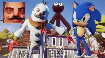 Hello Neighbor - New Neighbor Secret Neighbor Snowman Act 2 Gameplay Walkthrough Part 193