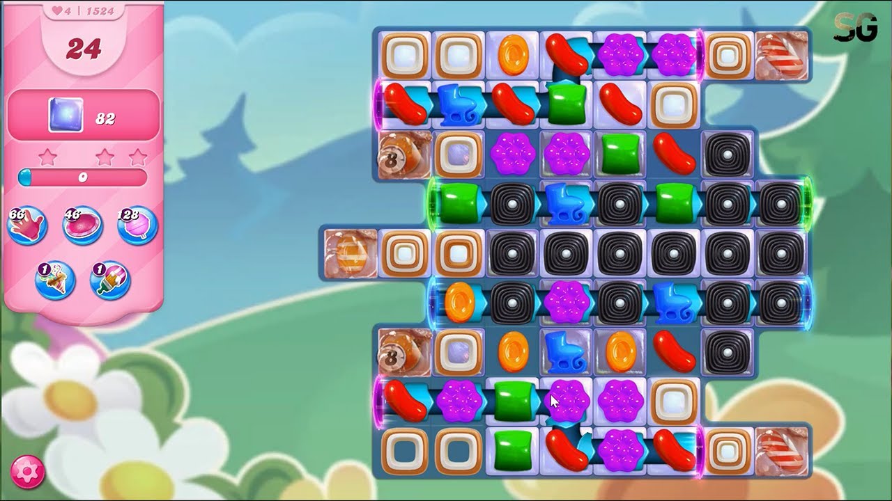 Candy Crush Saga Level 1524 (2021 Version)