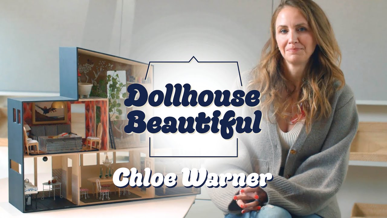 Chloe Warner Shrunk Her Favorite Wallpapers To Decorate This Dollhouse I HB