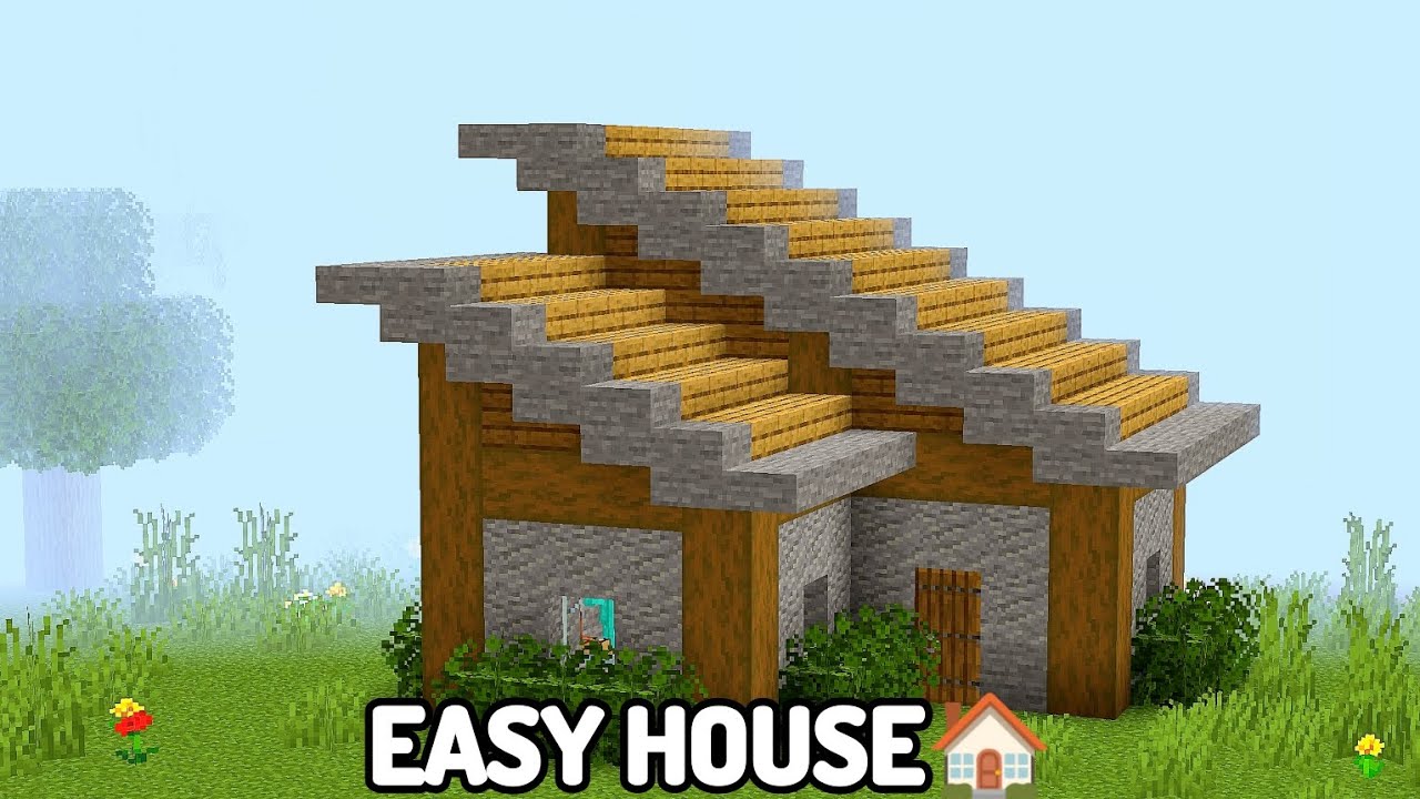 EASY HOUSE | TUTORIAL BUILD | MINECRAFT #2 - YouTube