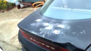 How to install aftermarket spoiler on 98 Eclipse GS Part 2