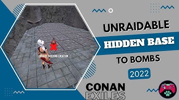 The Best Building Unraidable Hidden Base Location In Conan Exiles | Rat Hole Exposed ! -Conan Exiles