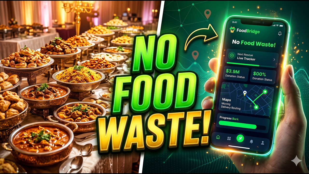 FoodBridge: Smart Surplus Food Rescue Platform Demo video - YouTube