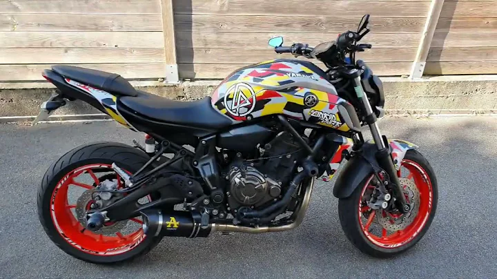 MT-07 Stock Exhaust VS Arrow Street Thunder