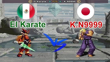 SNK vs. Capcom - SVC Chaos Super Plus - El Karate vs K.N9999