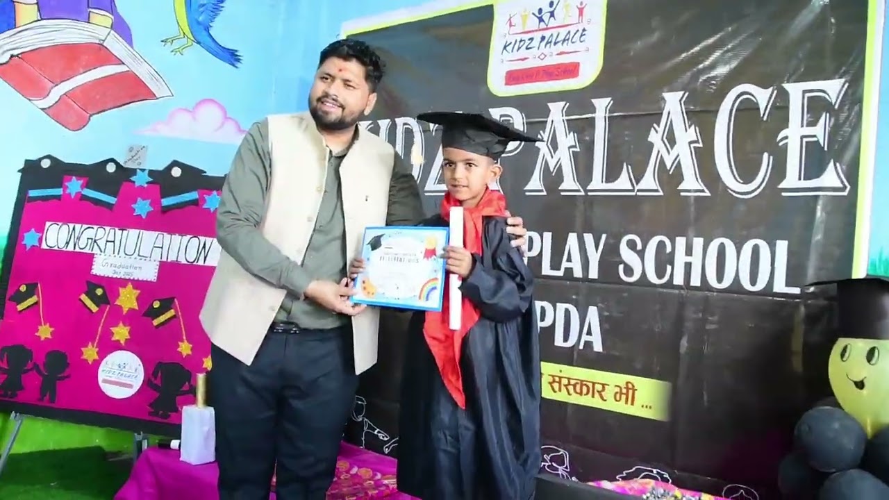 Graduation Day Ceremony at kidz Palace School Chapda #graduation #graduation2025 #preschool