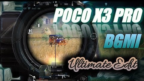 POCO X3 PRO EvolutionX 6.3 Custom ROM 90fps Montage #pocox3pro #bgmi