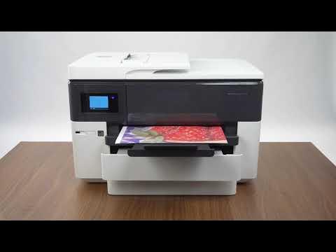 Unboxing and Setting Up  HP OfficeJet Pro 7730/7740 Wide Format