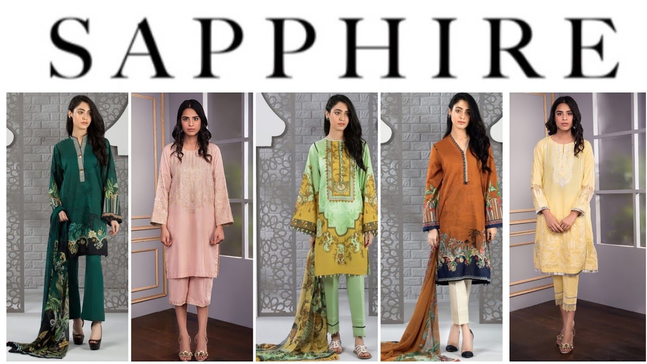 Sapphire Daily and melange lawn wear 2020 latest collection