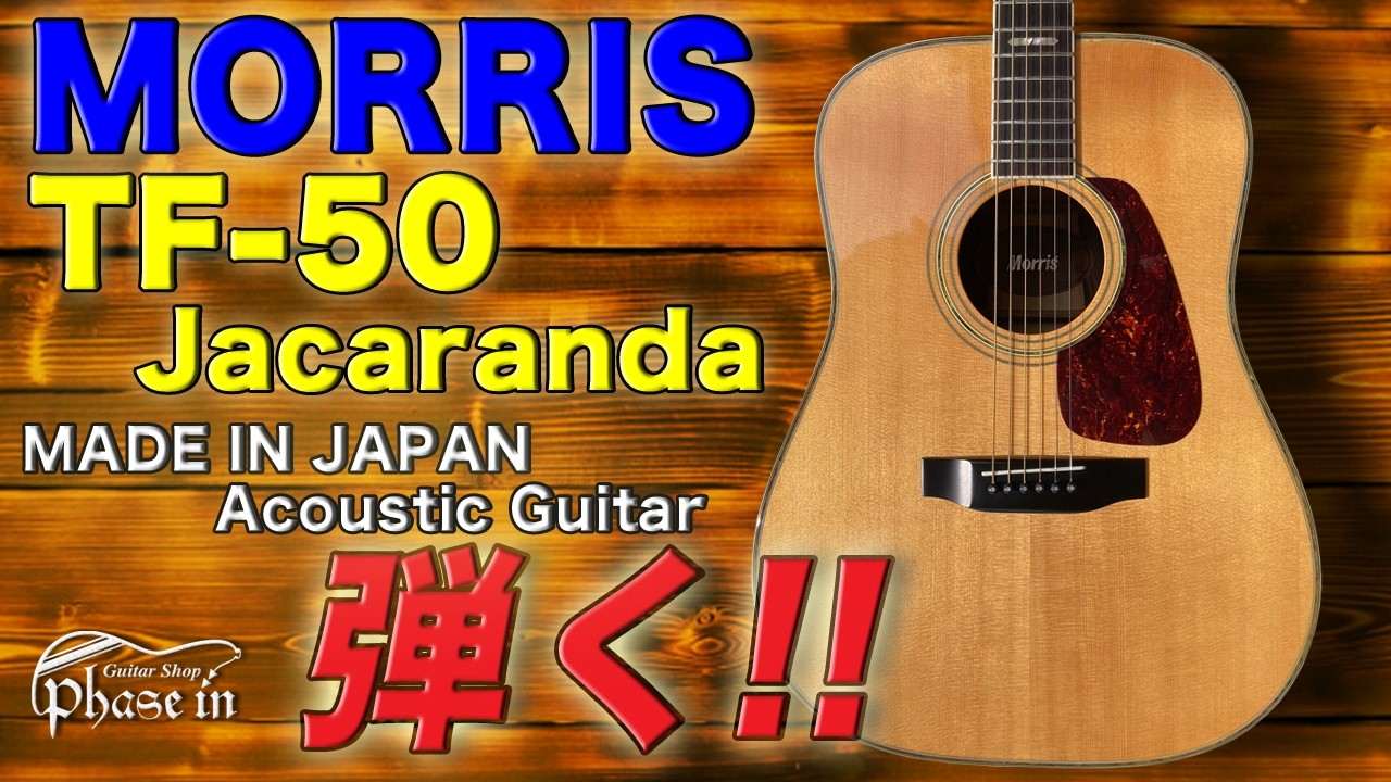 MORRIS TF-50 / Jacaranda 弾く！ - YouTube