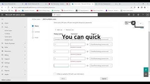 How to Bulk Create Users on the O365 Admin Portal | Step-by-Step Guide [2023]