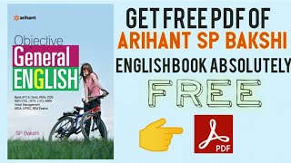 GET FREE PDF OF ARIHANT SP BAKSHI ENGLISH BOOK ABSOLUTELY FREE screenshot 1