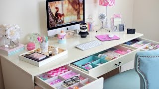 Hi guys, today i"m showing you some desk organization ideas. click
here to watch my updated tour - https://youtu.be/wnwkdv580b4 office
vid...