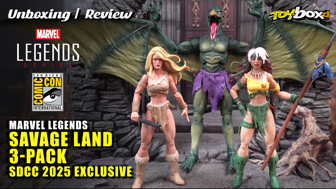 MARVEL LEGENDS SNAP SAVAGE LAND 3-PACK SDCC 2025 Exclusive Shanna
