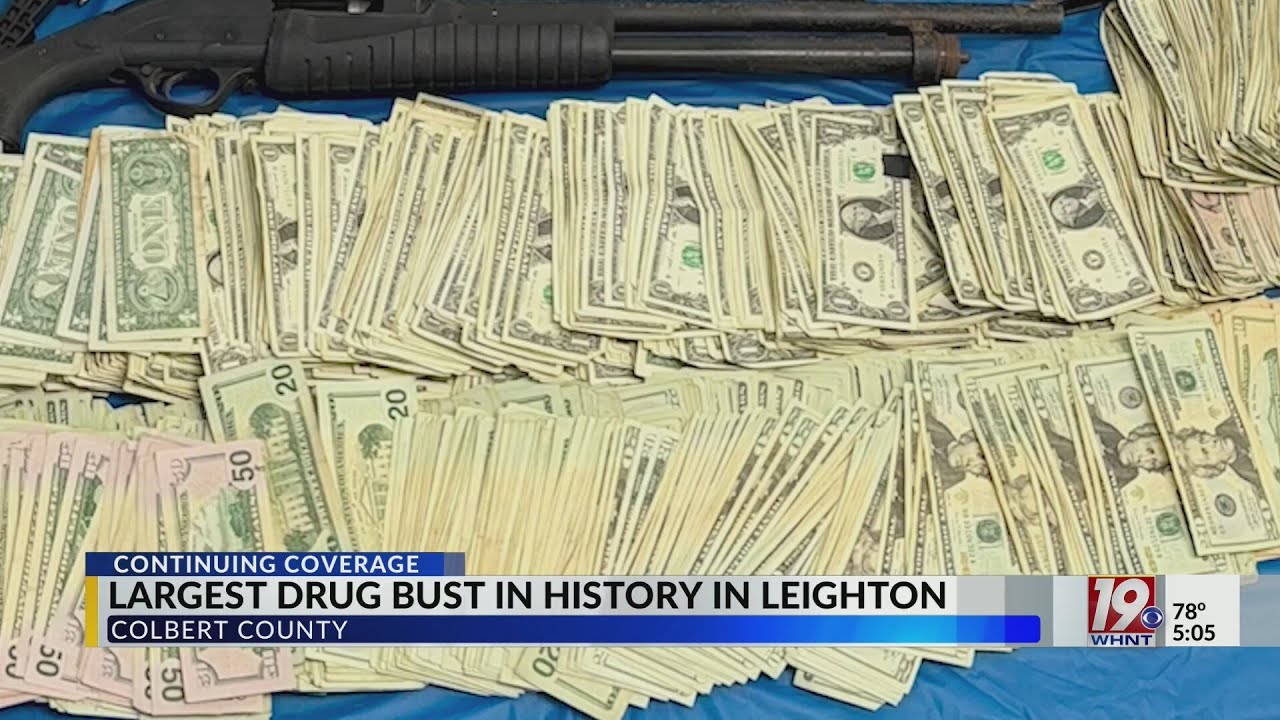 Largest Drug Bust In History In Leighton | May 27, 2025 | News 19 at 5 ...