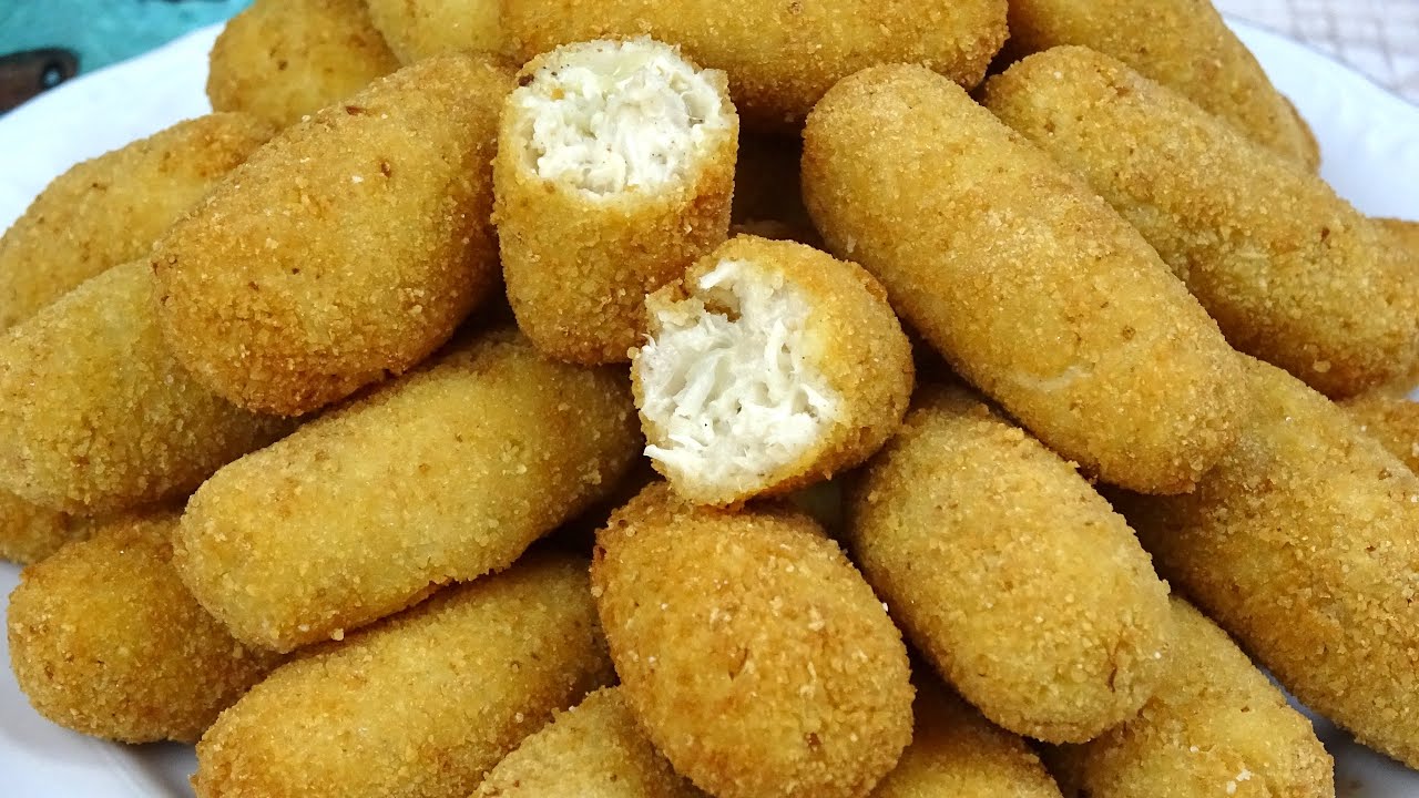 CROQUETAS DE POLLO CASERA, Así es como suelo hacerlas🤩CHICKEN CROQUETTE