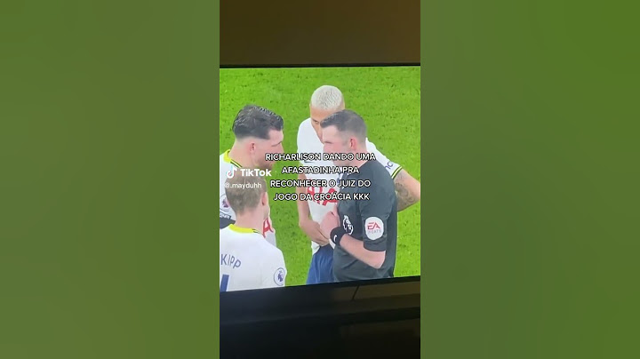 O richarlison reconhecendo o juiz da croacia e do brasil kk#futebol #richarlison #pombo #wandinha