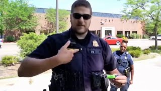 AGGRESSIVE KAREN GETS PEPPER SPRAYED SND ARRESTED FOR ASSAULT!