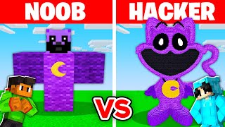 NOOB vs HACKER: I Cheated In a CATNAP Build Challenge!