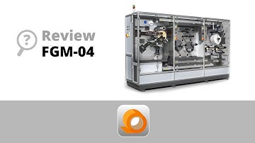 Flexographic printing machine for adhesive tape FGM-04