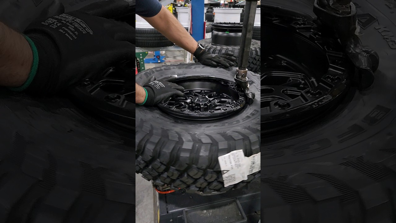 This Hostile H133 and BFG KM3 Wheel and Tire Package is 🔥 