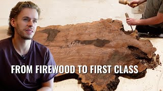 Turning Firewood Into An $18K Table by Black Forest Wood Co. 124,689 views 1 year ago 15 minutes