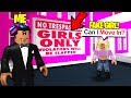 I Opened A GIRLS ONLY Hotel.. Boys Were BREAKING IN! (Roblox)