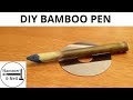How to Make a Bamboo Pen - No Lathe Pen Challenge How to Make a Bamboo Pen - No Lathe Pen Challenge