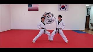 Little Tigers Blue Stripe Belt Block (Blue Tip) One Step Sparring