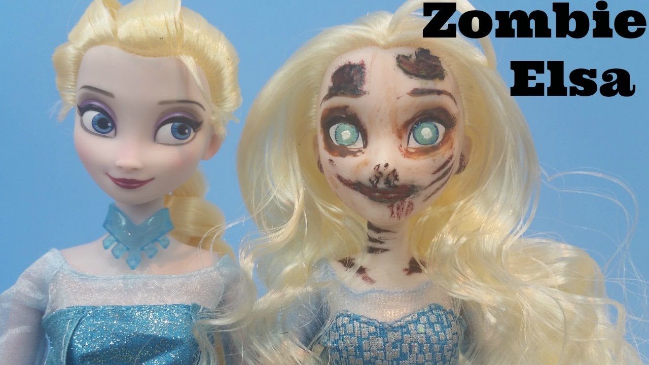 Queen Elsa Transforms Into Zombie Frozen Elsa Becomes A Zombie