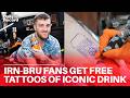 Irn-Bru fans get tattoos to mark milestone 125th birthday of iconic Scottish drink